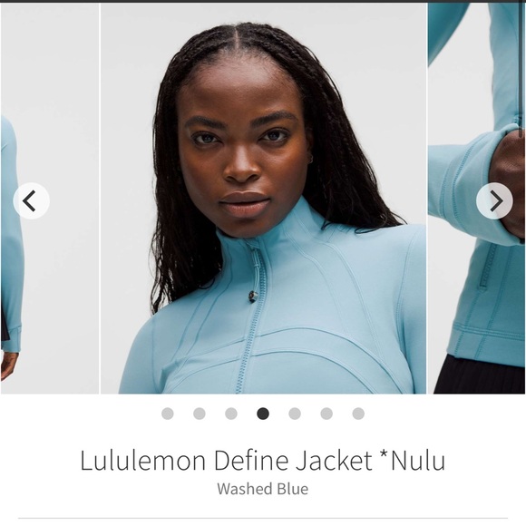 Lululemon Define Jacket *Nulu Washed Blue NWT size 6 - Picture 1 of 5